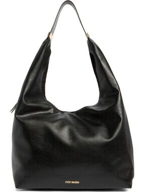 Steve Madden Black Slouch Hobo Shoulder Bag